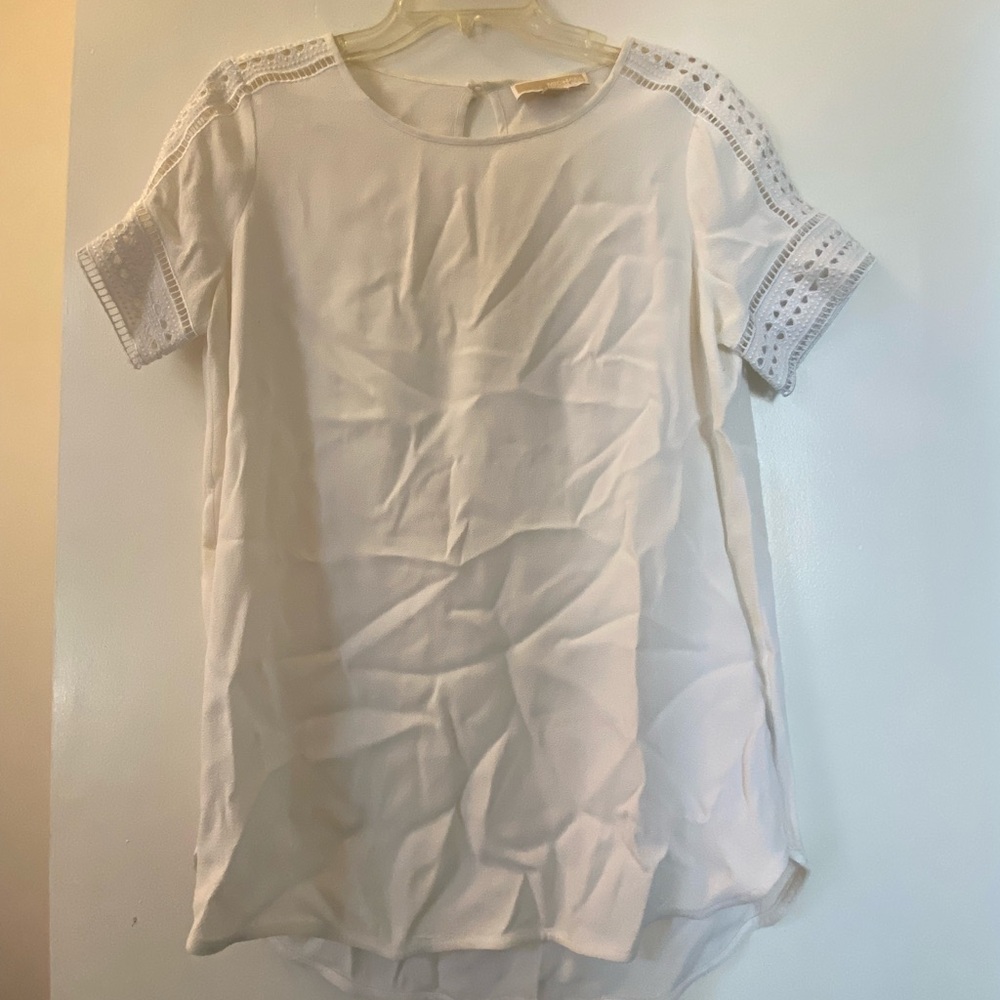 Michael Kors white blouse with detail on arms